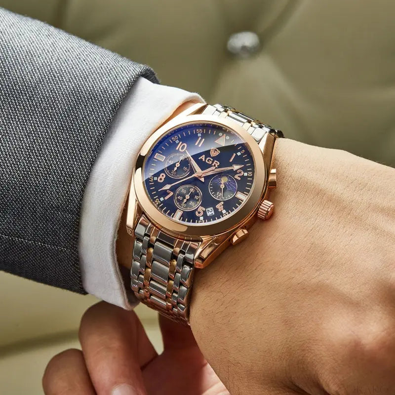 AGR Aventadori STEEL  Drako Watches Men's Watches