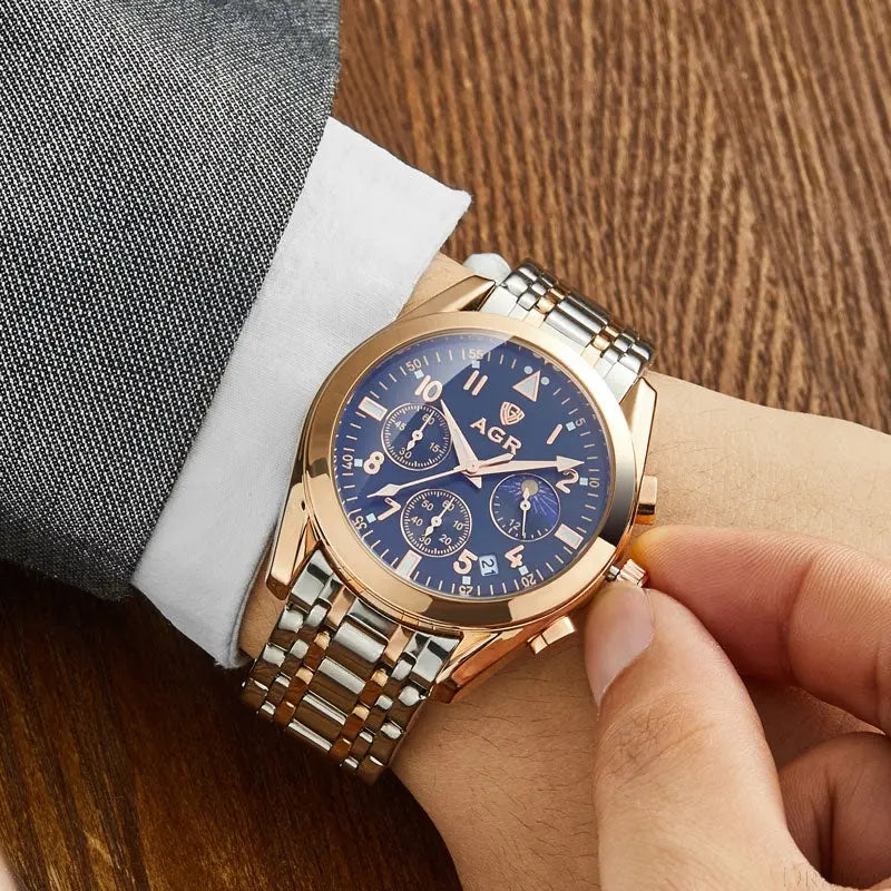 AGR Aventadori STEEL  Drako Watches Men's Watches