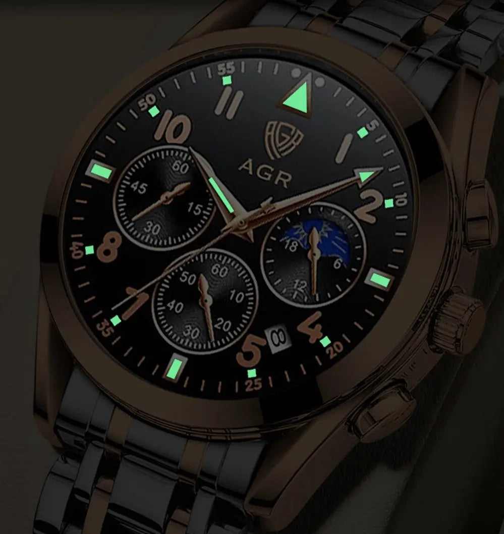 AGR Aventadori STEEL  Drako Watches Men's Watches