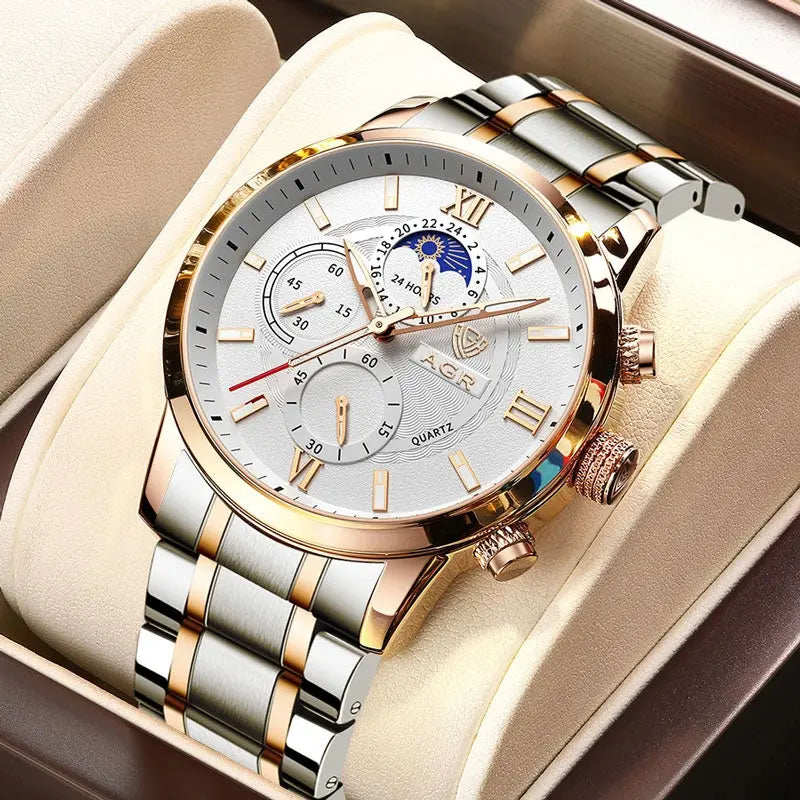 AGR Classic Sports STEEL  Drako Watches Men's Watches