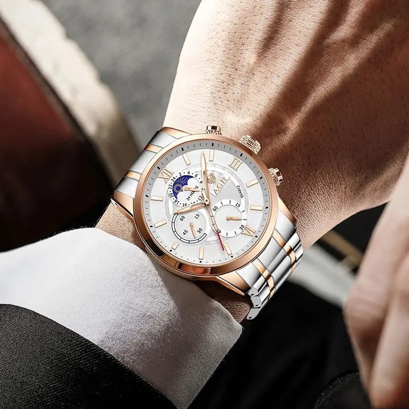 AGR Classic Sports STEEL  Drako Watches Men's Watches