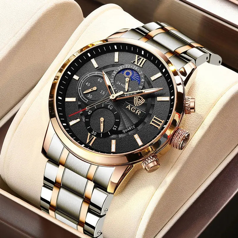 AGR Classic Sports STEEL  Drako Watches Men's Watches