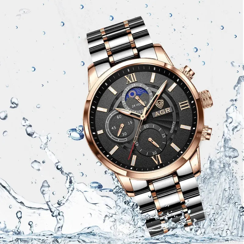 AGR Classic Sports STEEL  Drako Watches Men's Watches