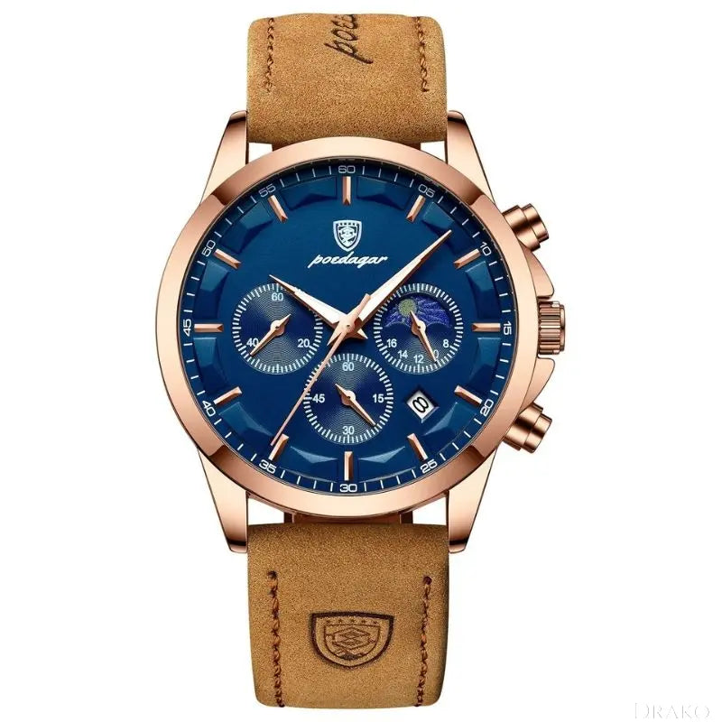 AGR - Nautilus LEATHER  Drako Watches Men's Watches