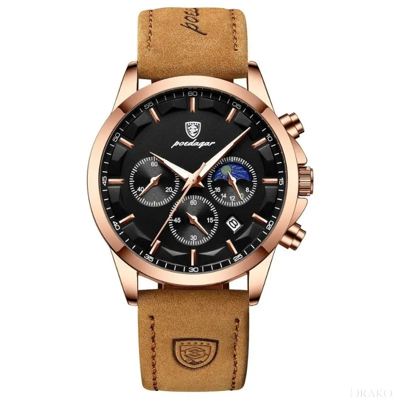 AGR - Nautilus LEATHER  Drako Watches Men's Watches