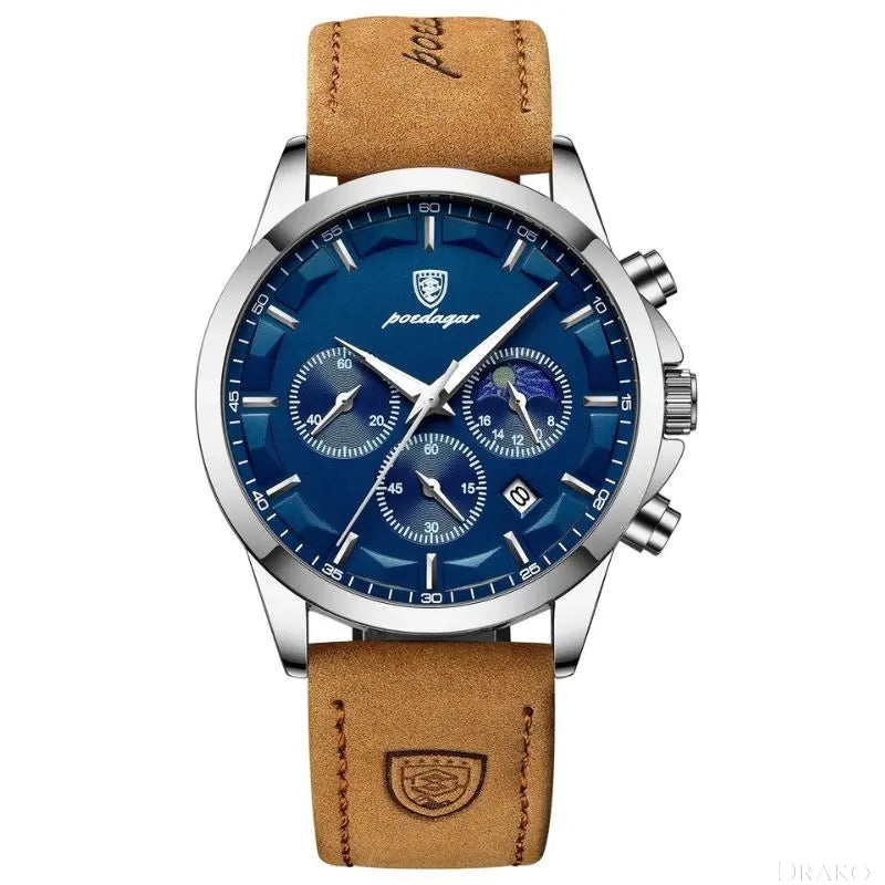 AGR - Nautilus LEATHER  Drako Watches Men's Watches