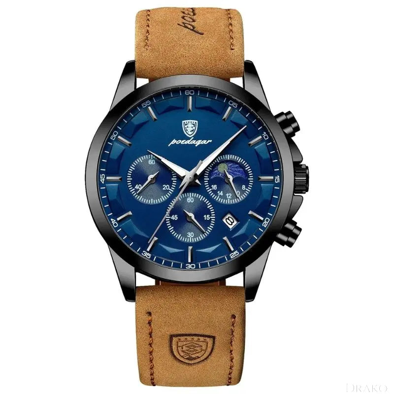 AGR - Nautilus LEATHER  Drako Watches Men's Watches