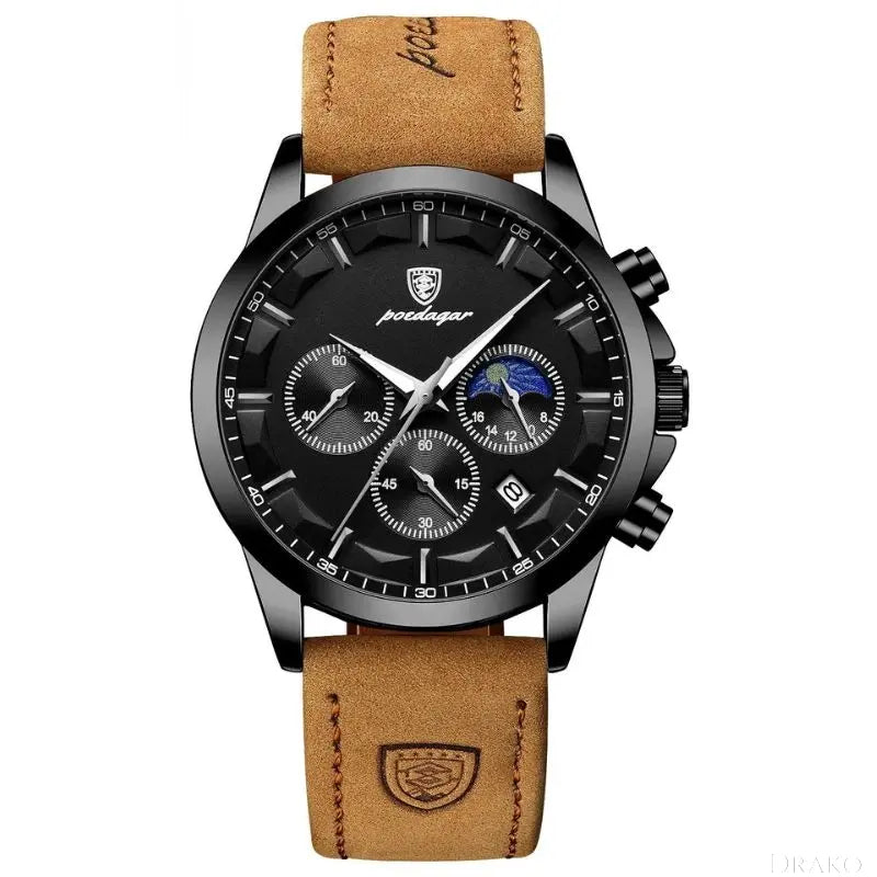 AGR - Nautilus LEATHER  Drako Watches Men's Watches