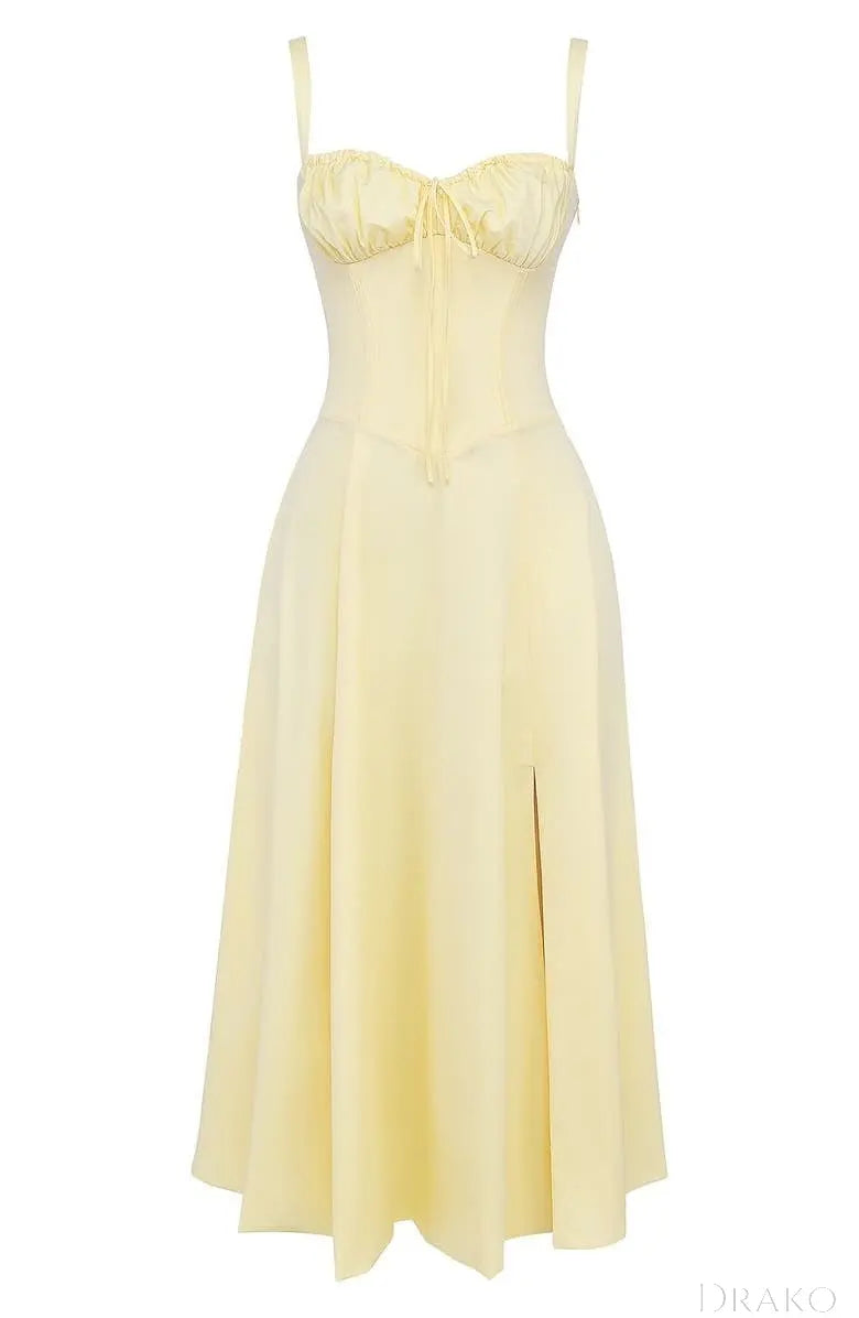 Amelia Women’s Floral Midi Dress  Drako Watches