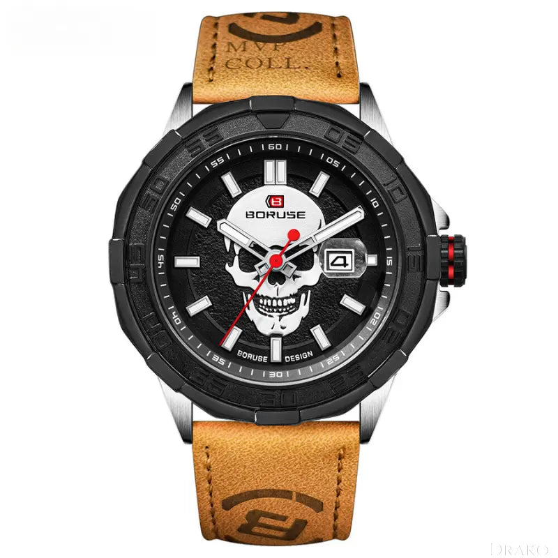 BORUSE - Skull  Drako Watches Men's Watches
