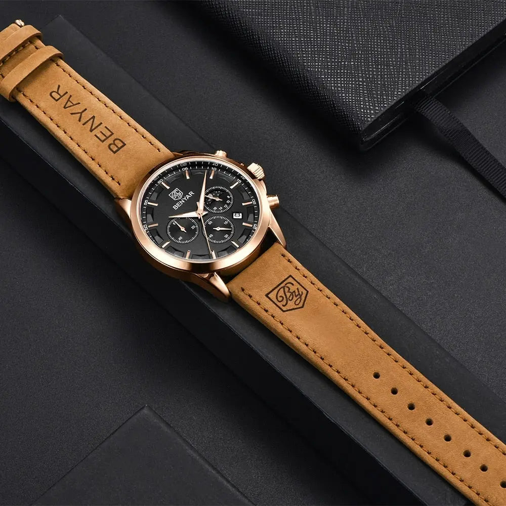 B&Y - Suede Gentry  Drako Watches Men's Watches