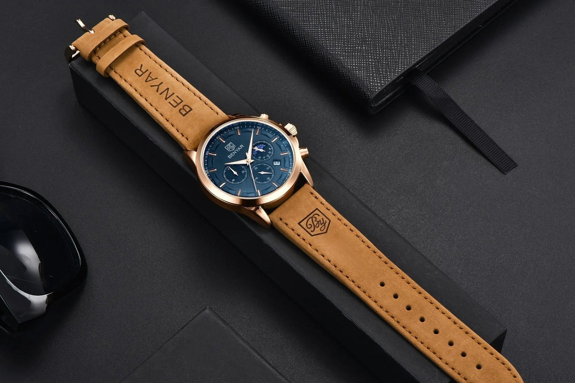 B&Y - Suede Gentry  Drako Watches Men's Watches