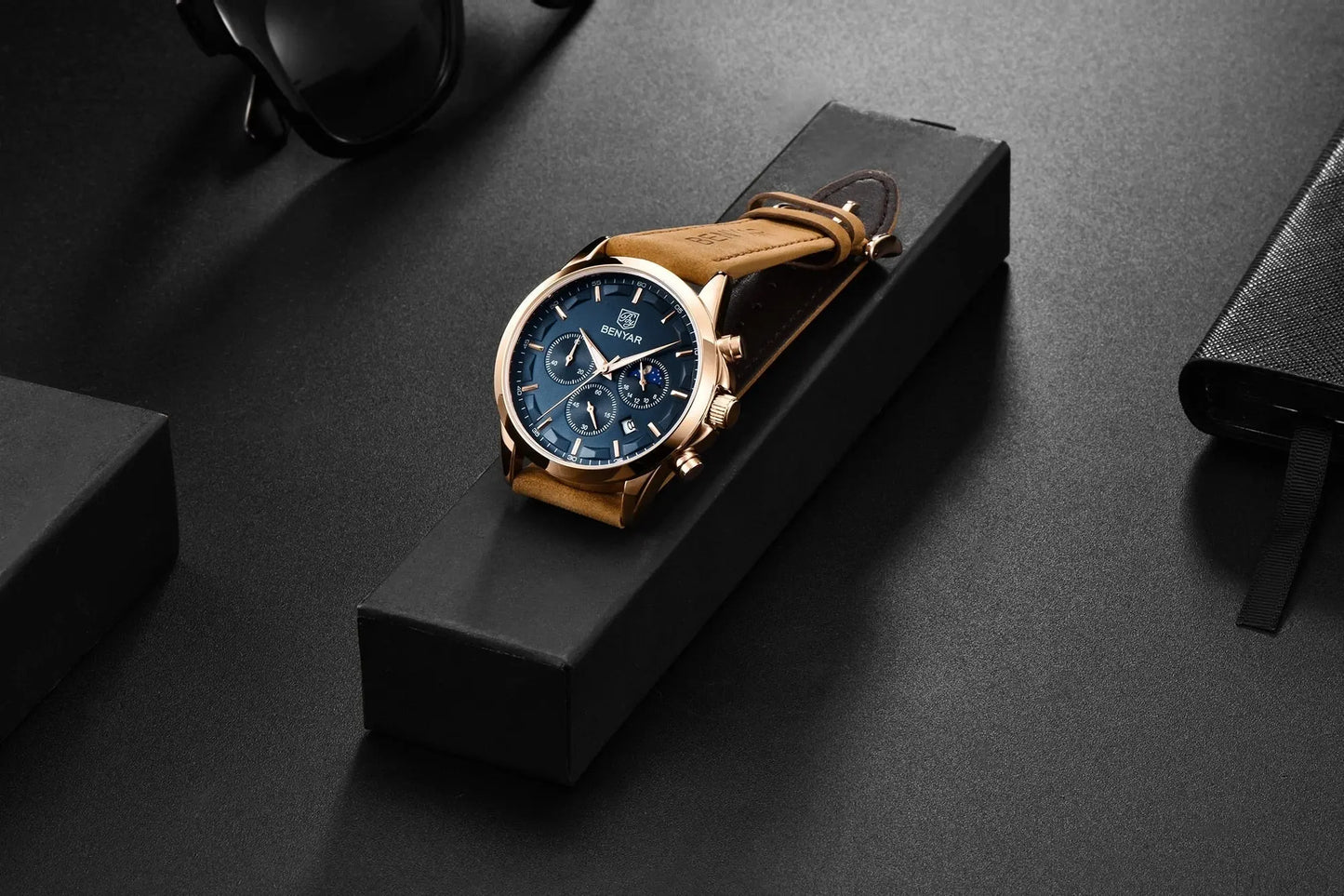 B&Y - Suede Gentry  Drako Watches Men's Watches