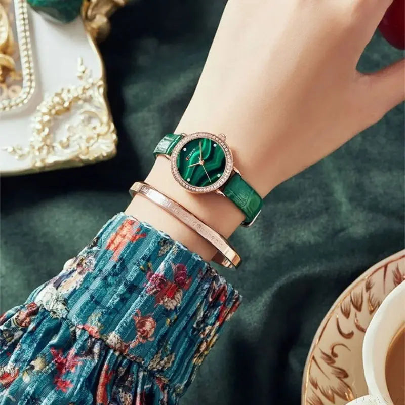 CURREN - Emerald  Drako Watches Women's Watches