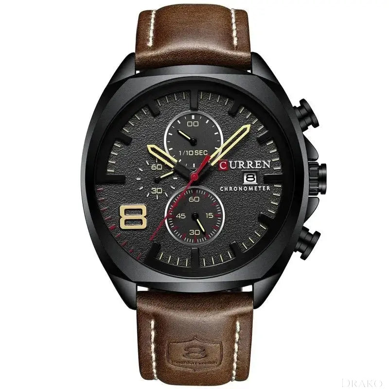 CURREN - Rustic  Drako Watches Men's Watches