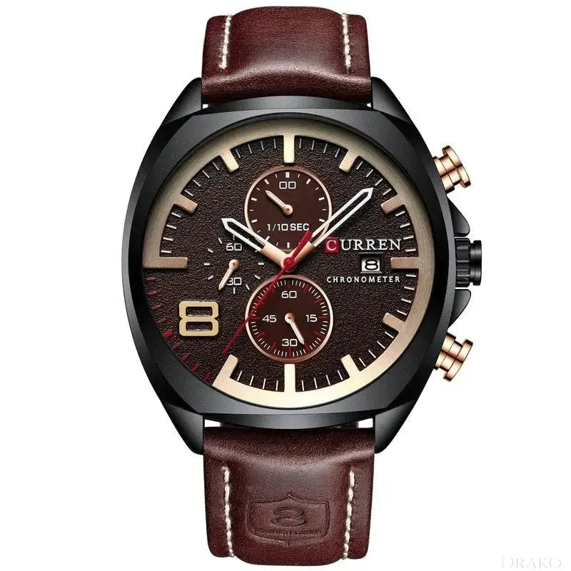 CURREN - Rustic  Drako Watches Men's Watches