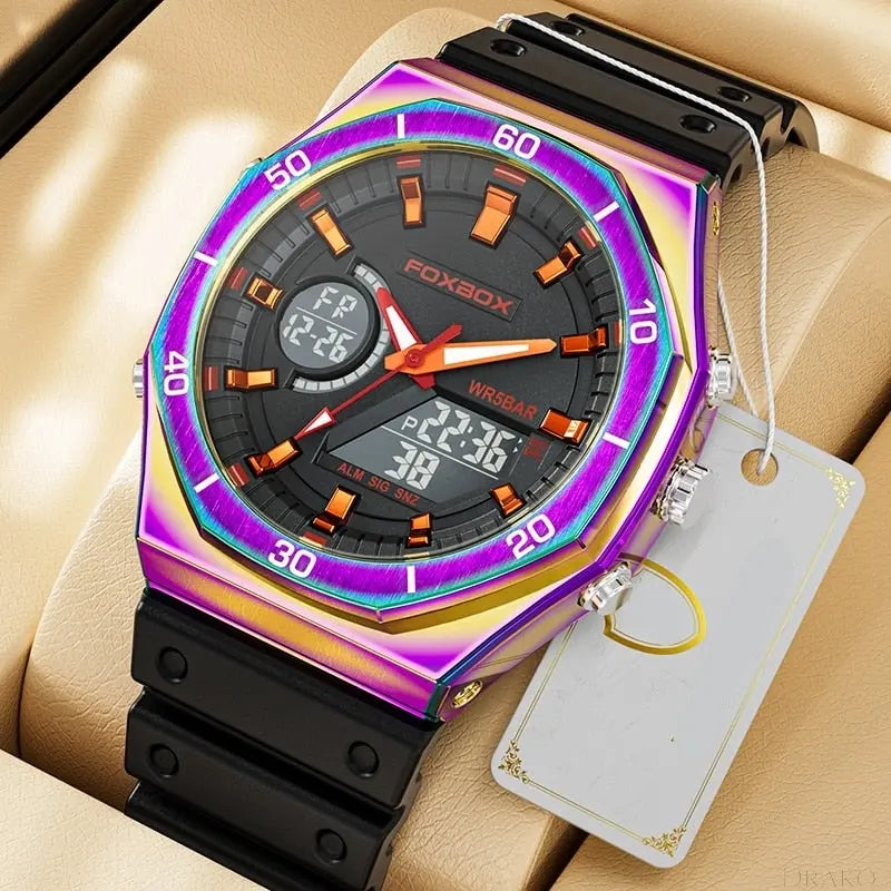 FBOX - Digital Drako Watches Men's Watches