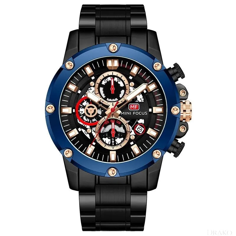 FX - Aventadori STEEL  Drako Watches Men's Watches