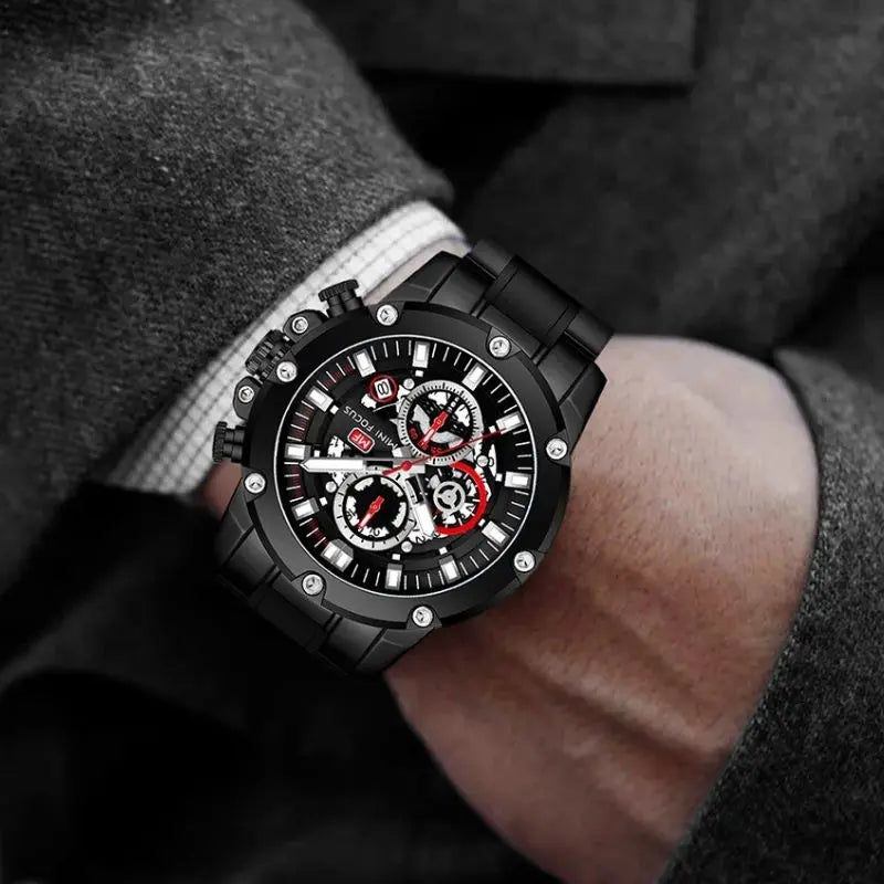 FX - Aventadori STEEL  Drako Watches Men's Watches