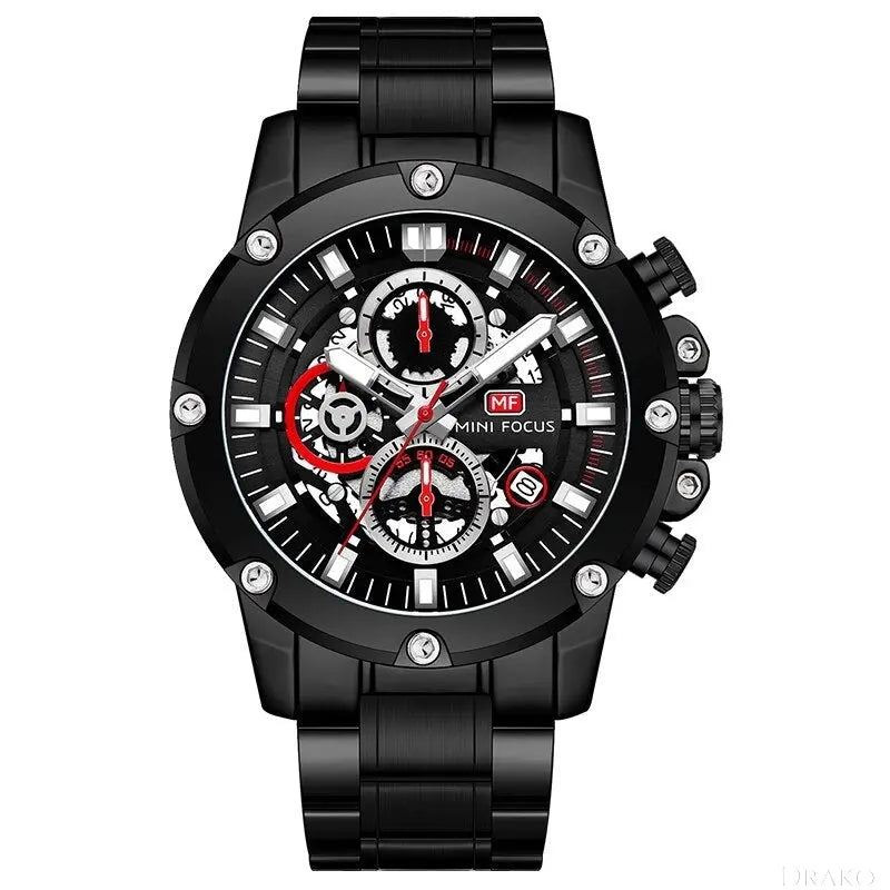 FX - Aventadori STEEL  Drako Watches Men's Watches