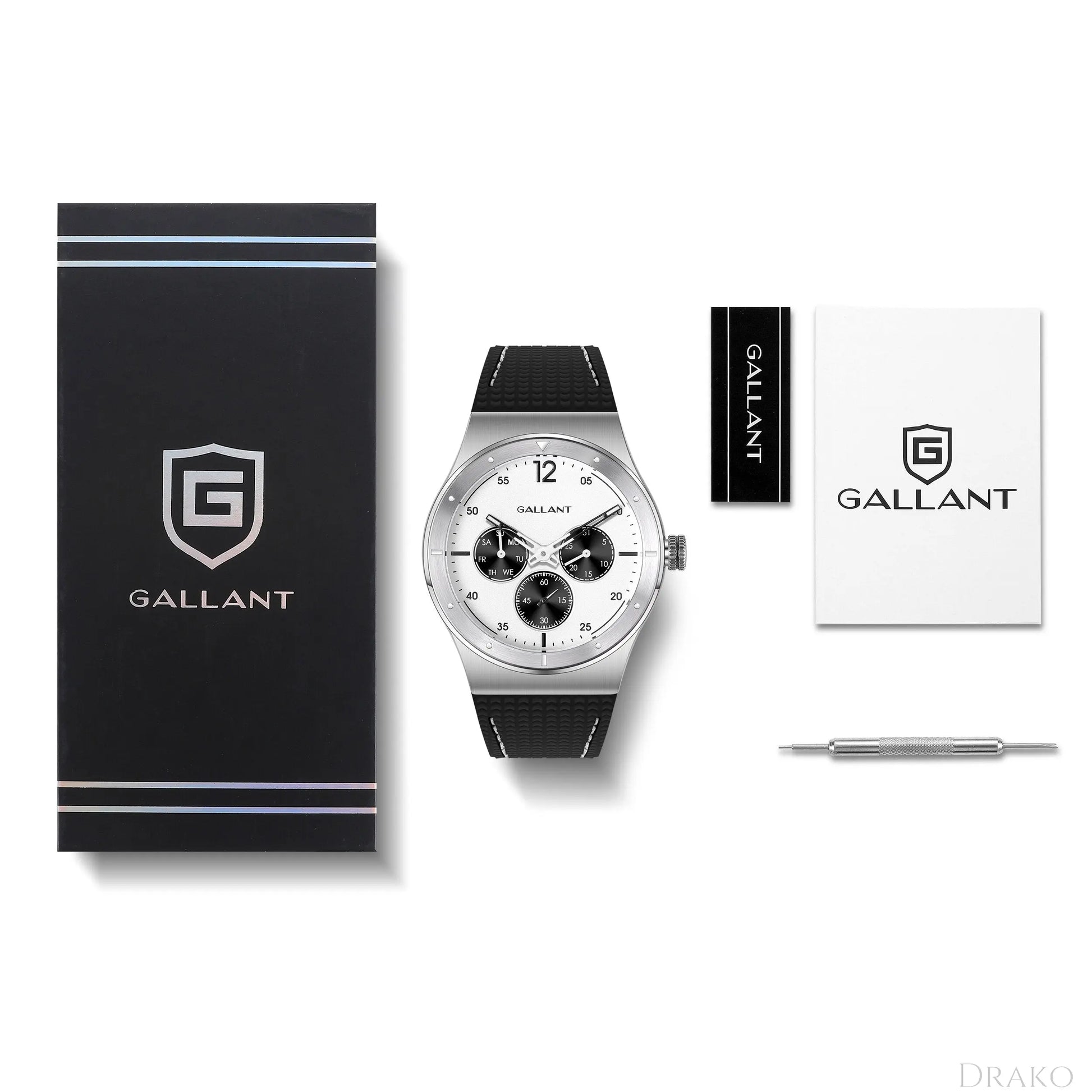 GALLANT - Monochrome  Drako Watches Men's Watches