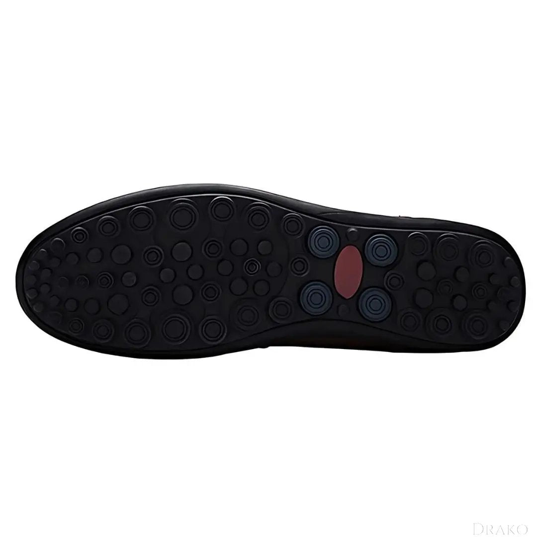 Genuine Leather "Air-Flow" Loafers  Drako Watches