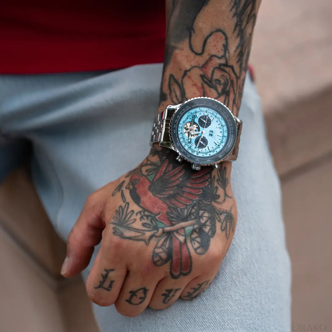 JARAGAR - Aviator  Drako Watches Men's Watches