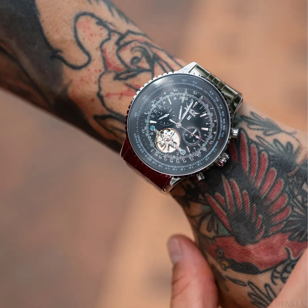 JARAGAR - Aviator  Drako Watches Men's Watches