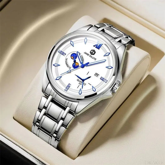 JD - Steel  Drako Watches Men's Watches