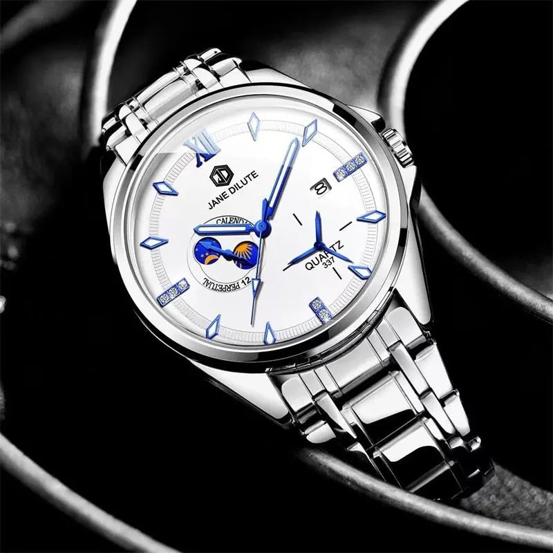 JD - Steel  Drako Watches Men's Watches