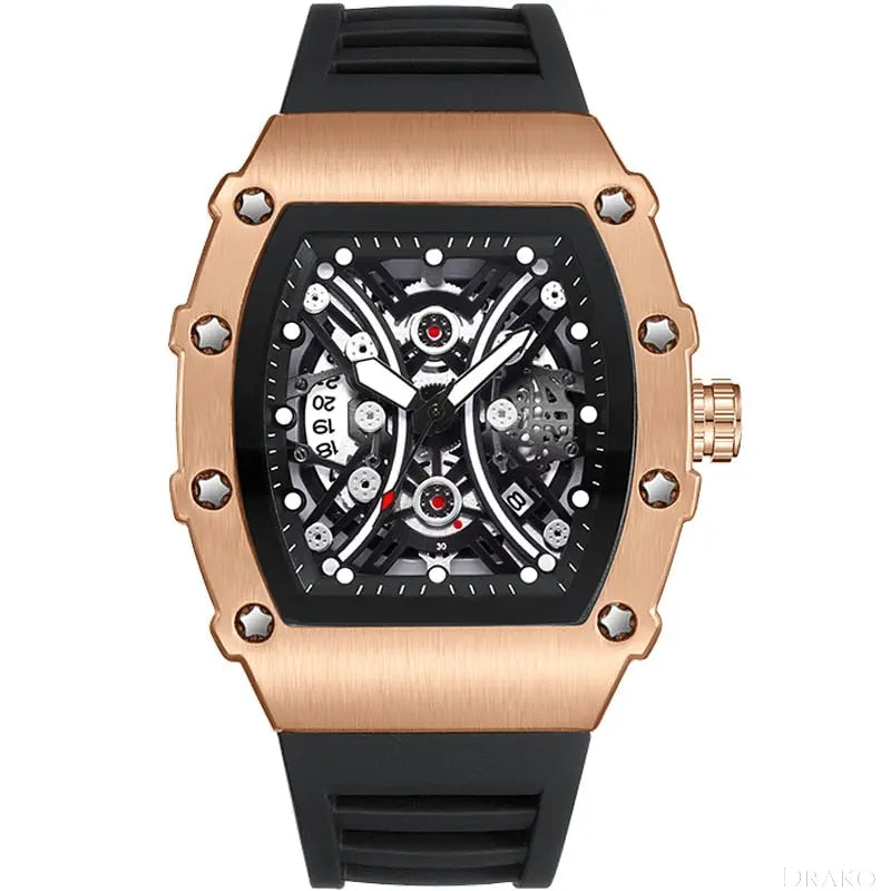 KM® - Skeleton  Drako Watches Men's Watches