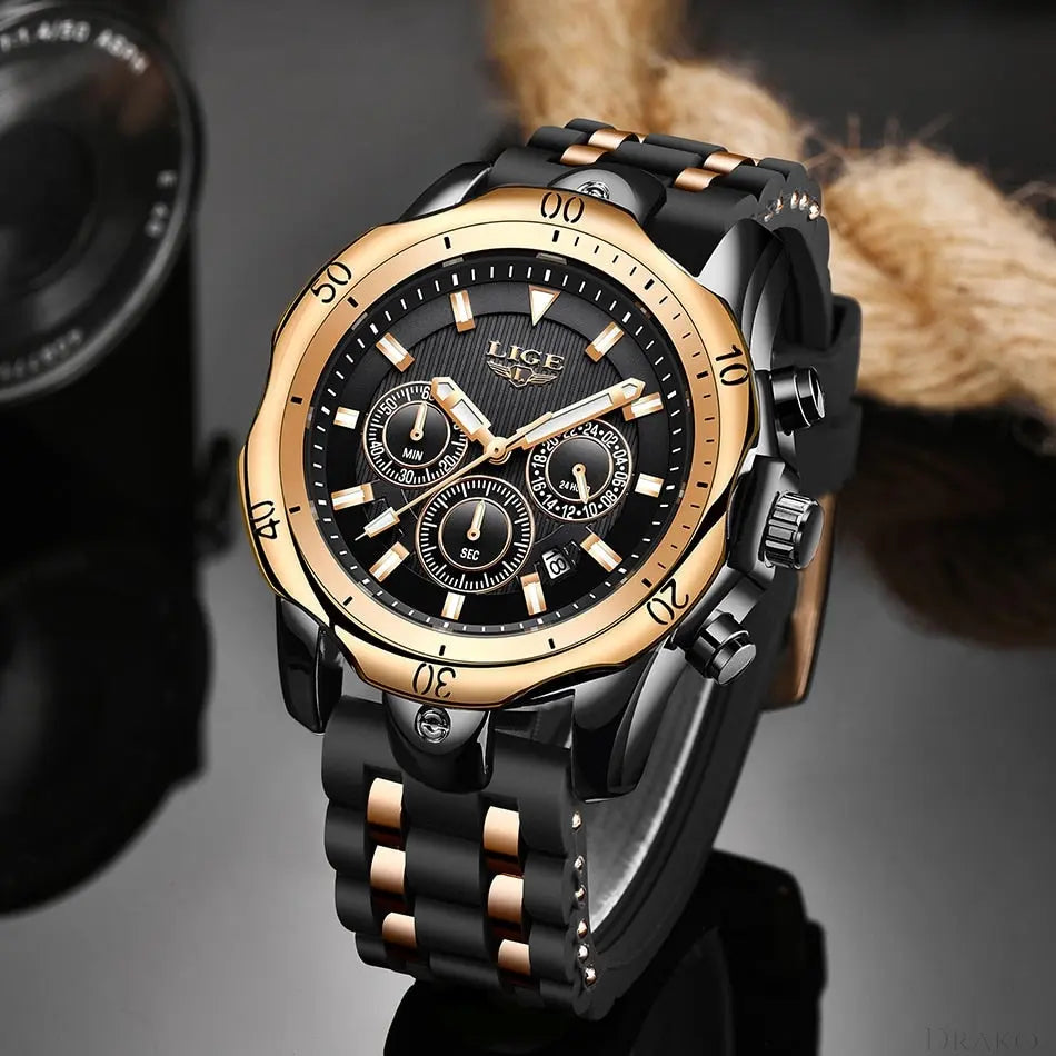 LIGE - Air Force Drako Watches Men's Watches