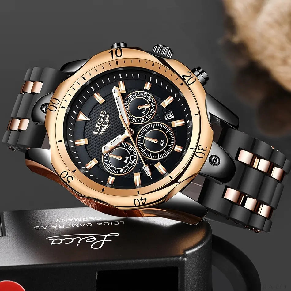 LIGE - Air Force Drako Watches Men's Watches