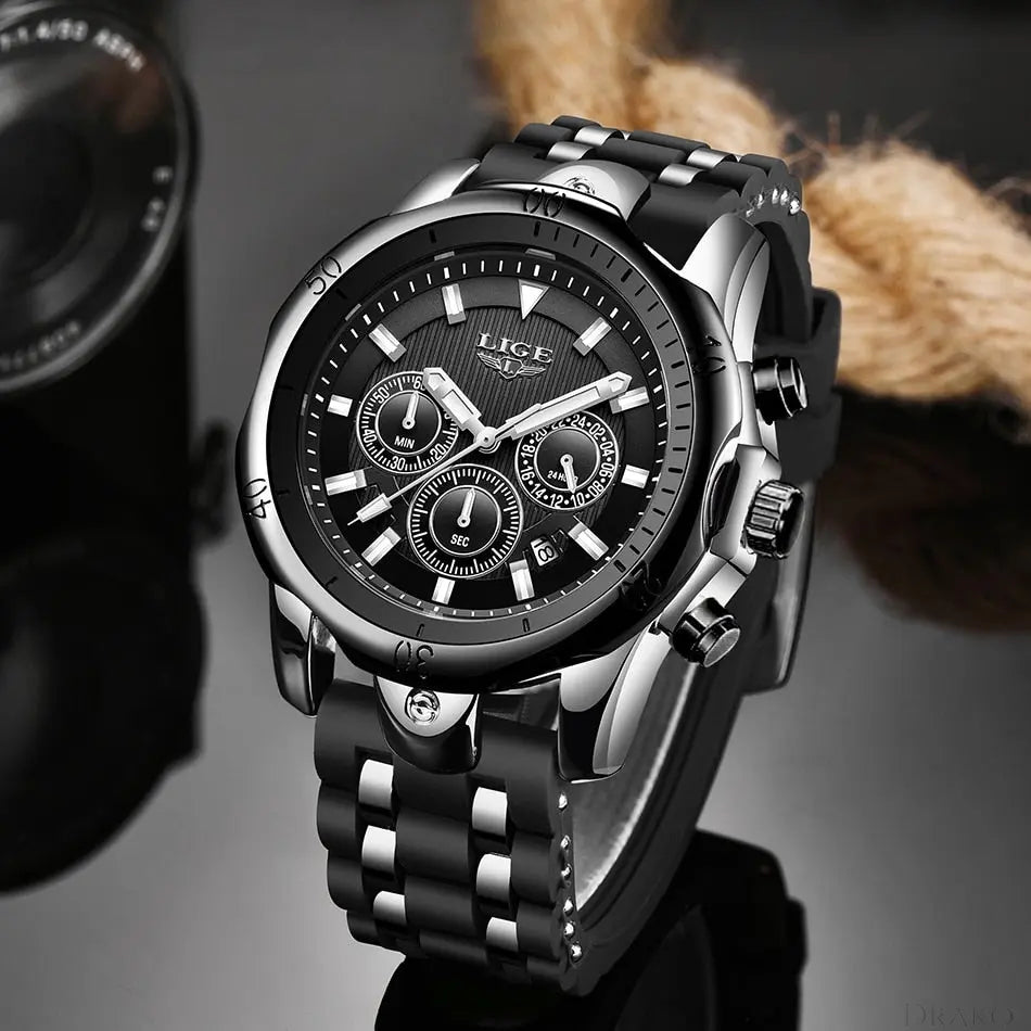 LIGE - Air Force Drako Watches Men's Watches