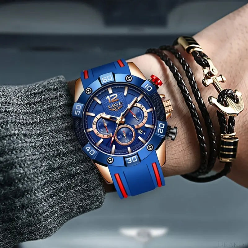 LIGE - Army Sports  Drako Watches Men's Watches