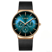 Black Rose Gold Blue Green