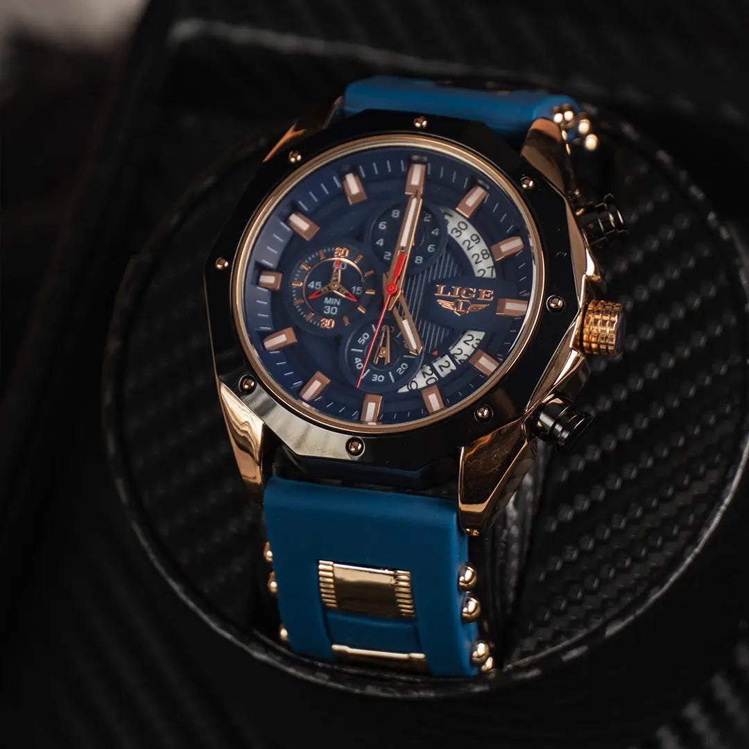 LIGE - Aviator™ Drako Watches Men's Watches