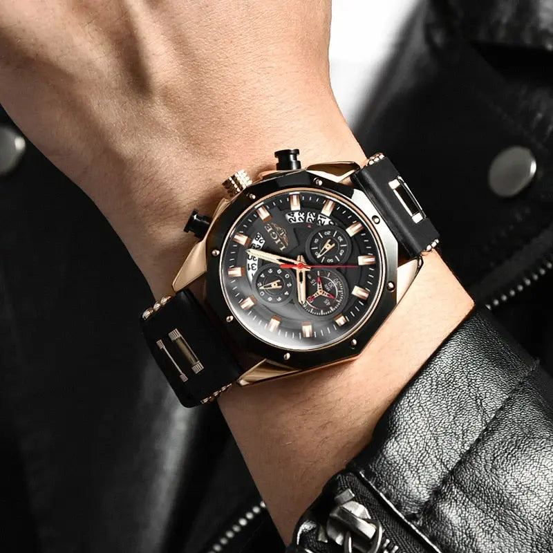 LIGE - Aviator™ Drako Watches Men's Watches