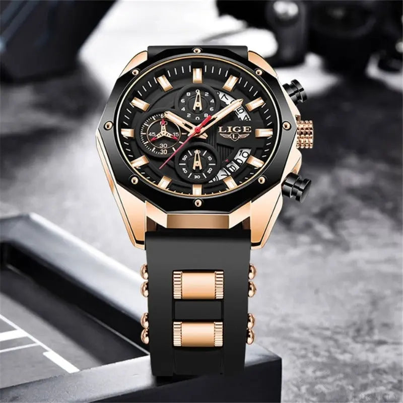 LIGE - Aviator™ Drako Watches Men's Watches