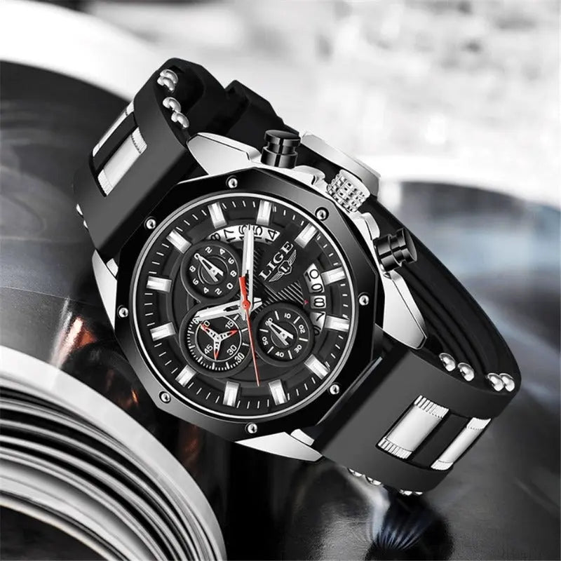 LIGE - Aviator™ Drako Watches Men's Watches