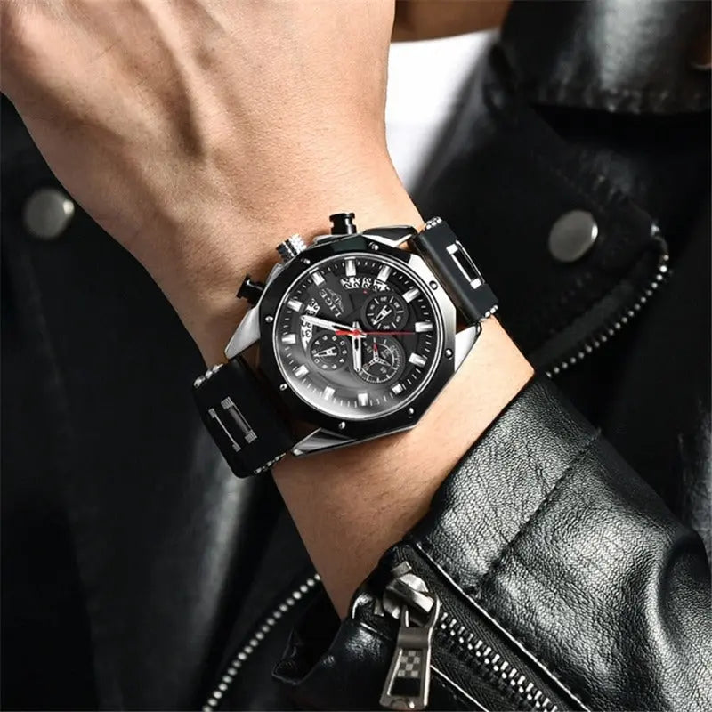 LIGE - Aviator™ Drako Watches Men's Watches