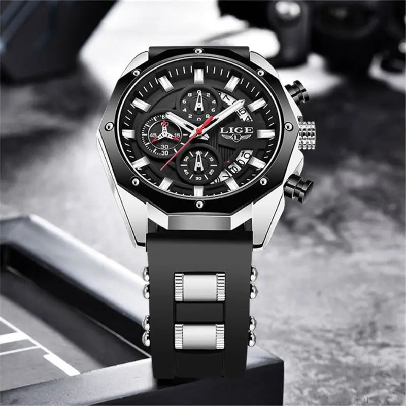 LIGE - Aviator™ Drako Watches Men's Watches