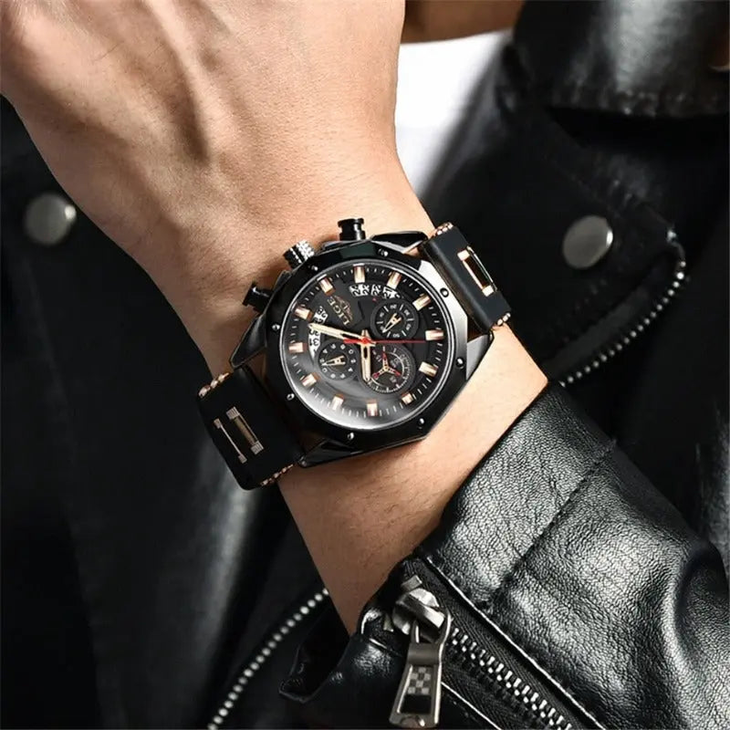 LIGE - Aviator™ Drako Watches Men's Watches