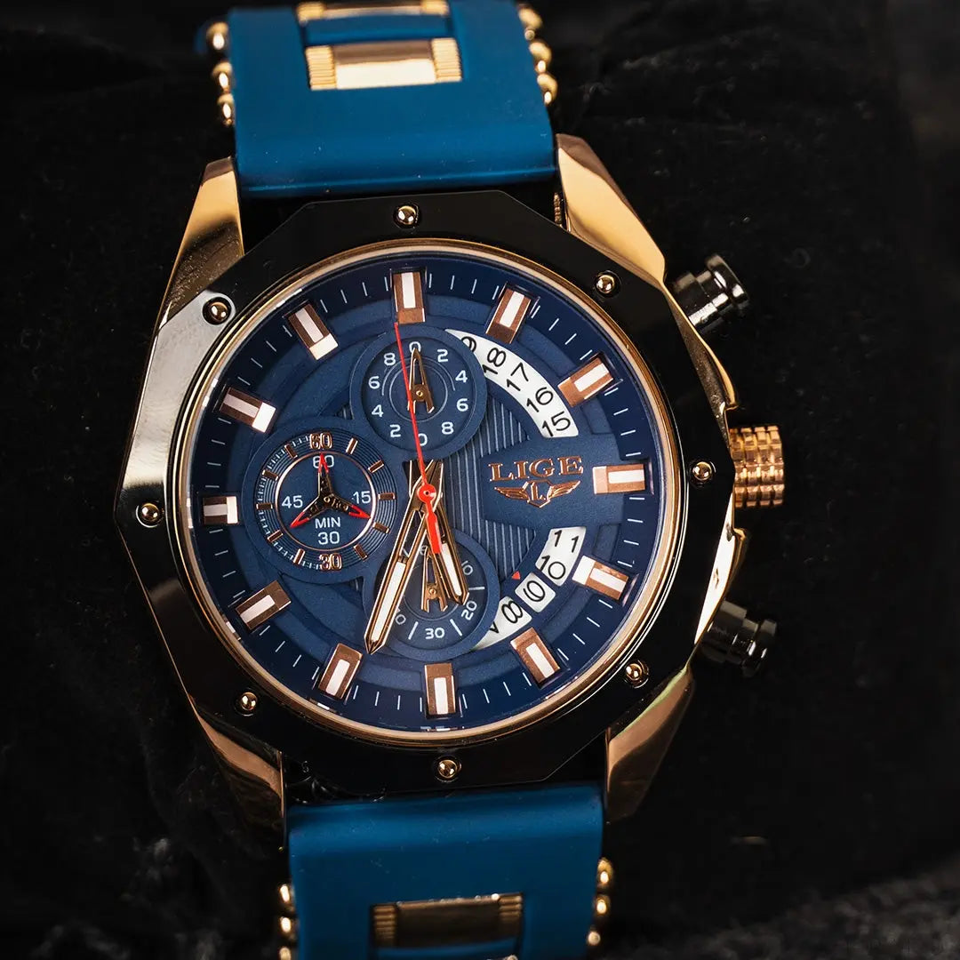 LIGE - Aviator™ Drako Watches Men's Watches