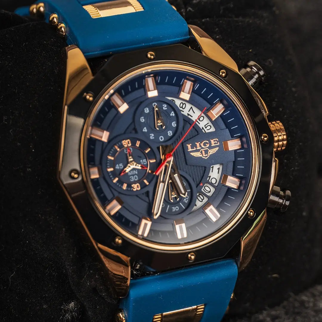 LIGE - Aviator™ Drako Watches Men's Watches