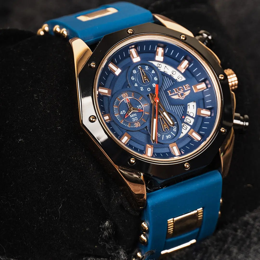LIGE - Aviator™ Drako Watches Men's Watches
