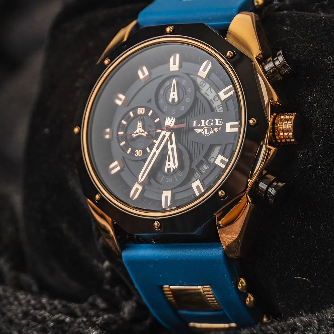 LIGE - Aviator™ Drako Watches Men's Watches