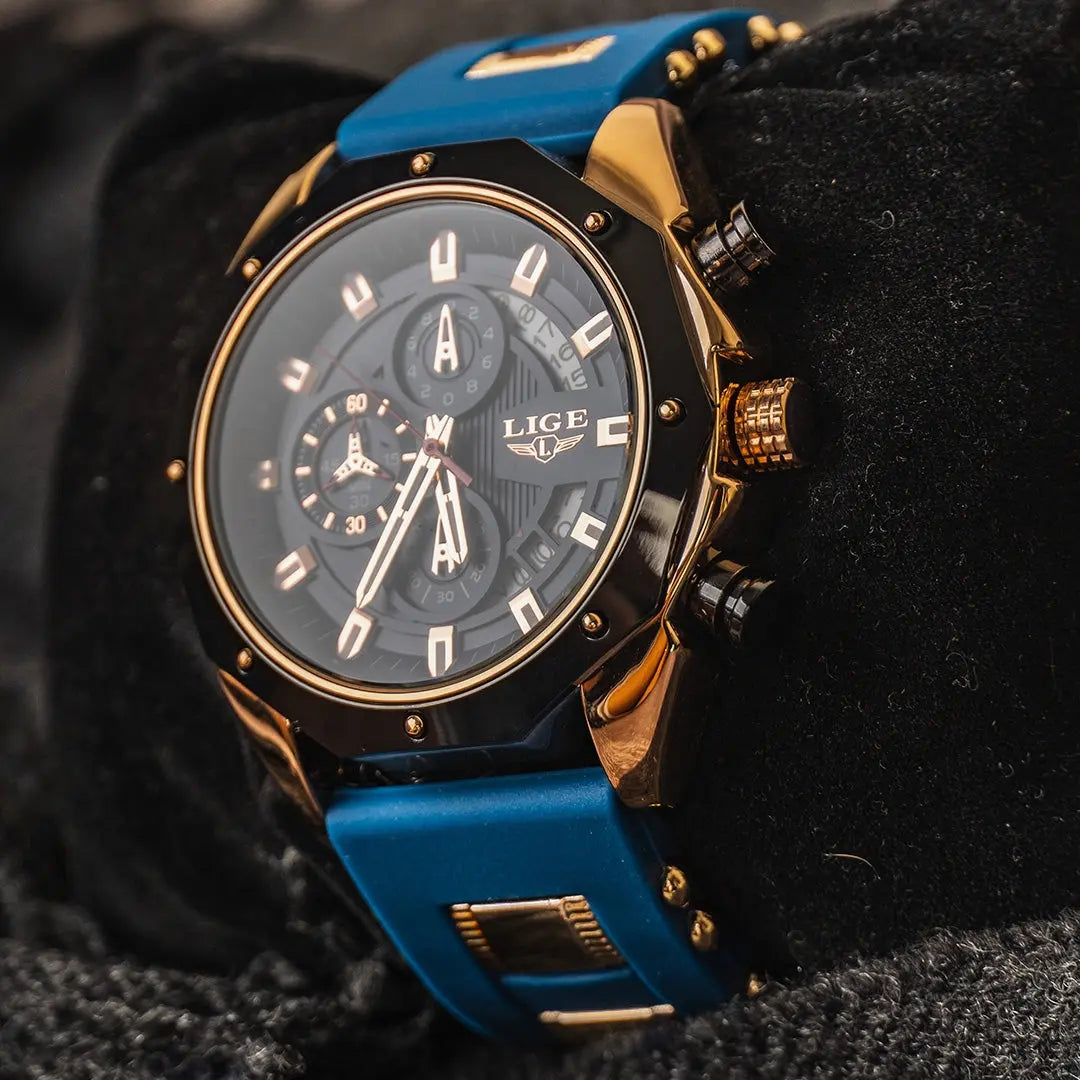 LIGE - Aviator™ Drako Watches Men's Watches