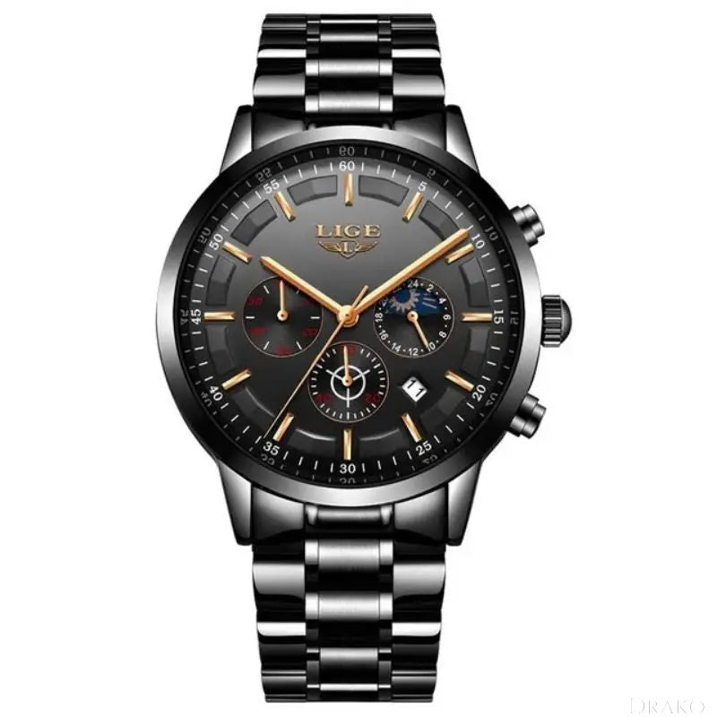 LIGE - Bold  Drako Watches Men's Watches