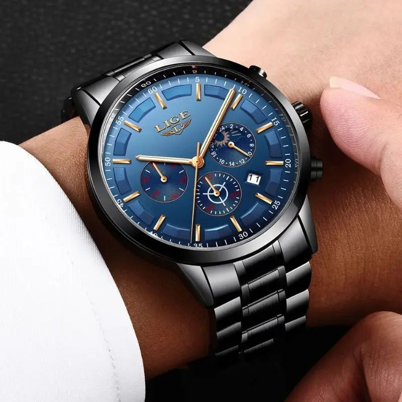 LIGE - Bold  Drako Watches Men's Watches